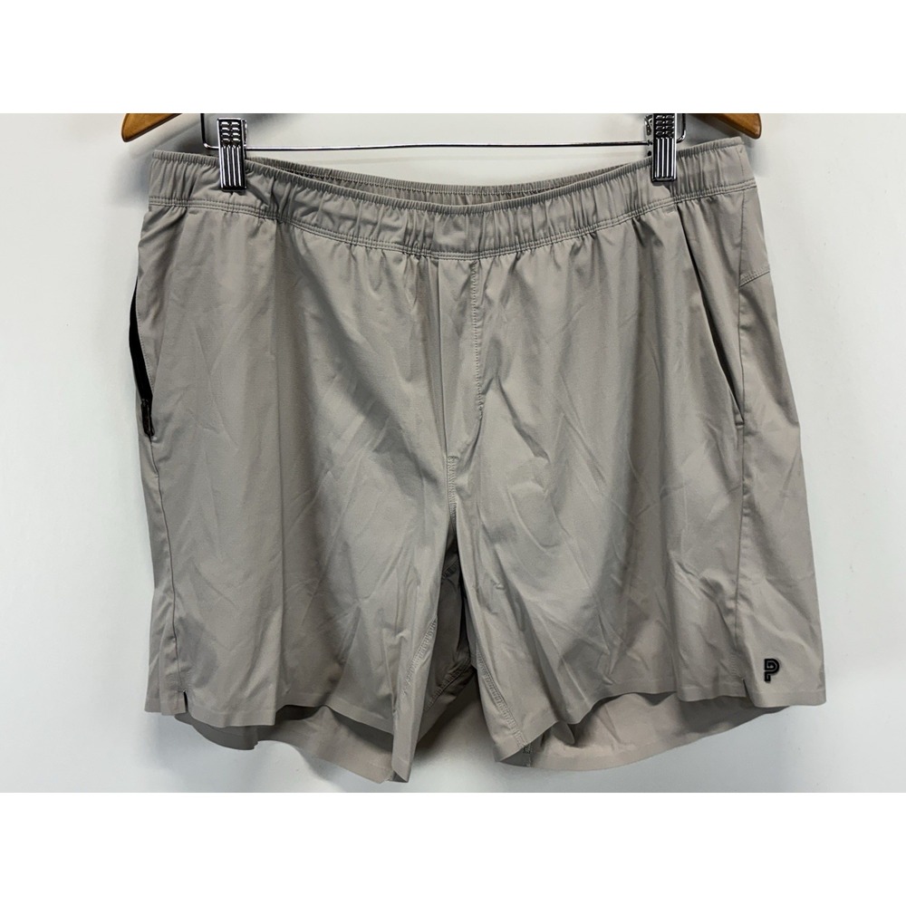 Public Rec Shorts Mens 36 Grey Flex Performance Stretch Gym Training 6.5" Inseam
